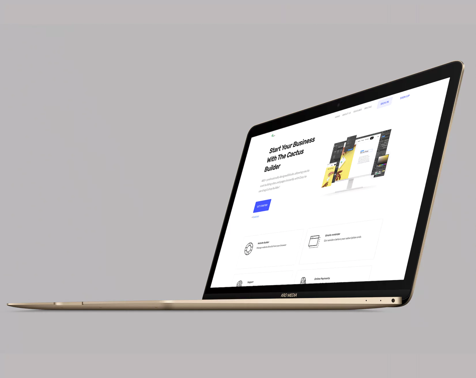 EATS web app ui/ux design by Reform Digital